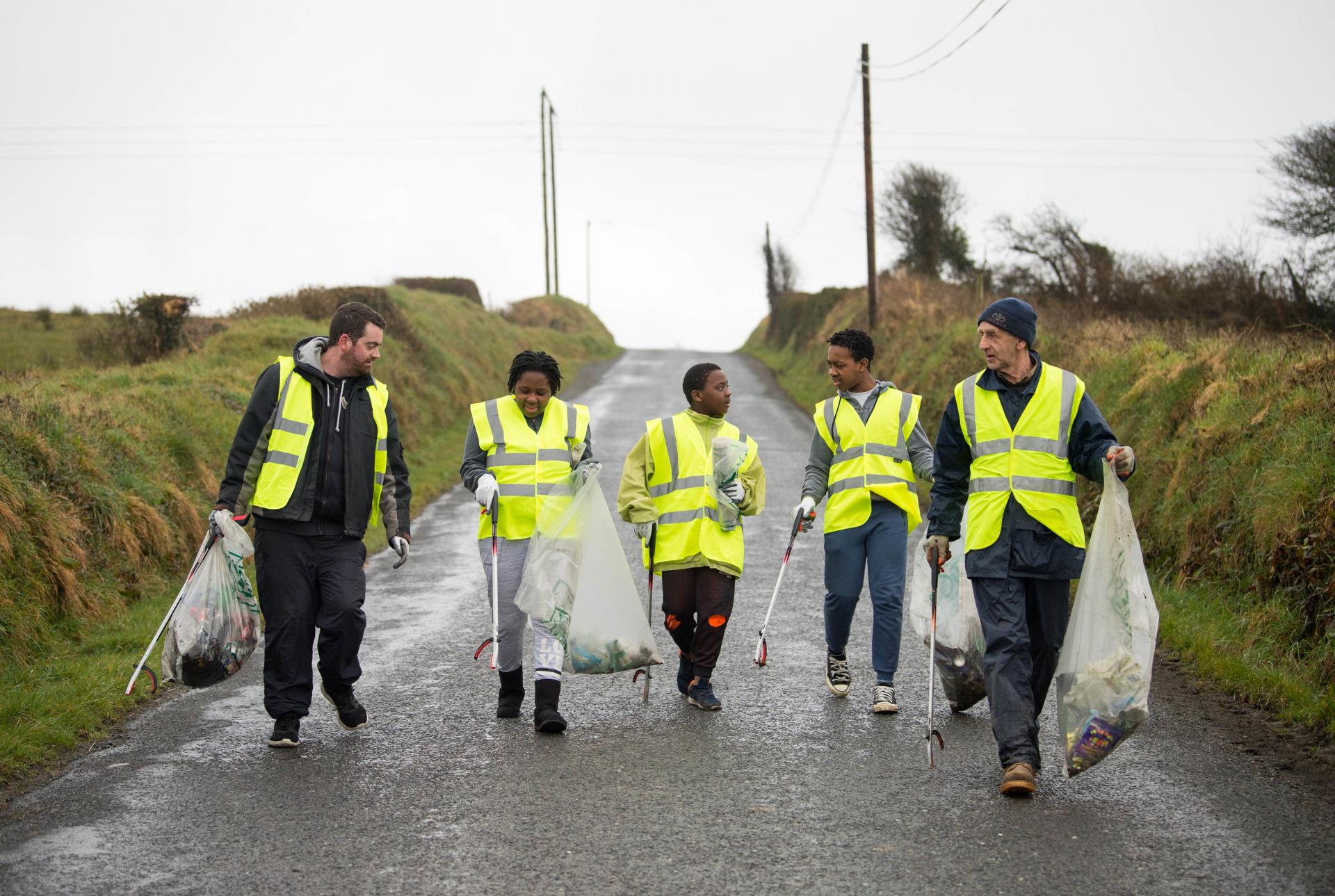 A group of volunteers at TLC5