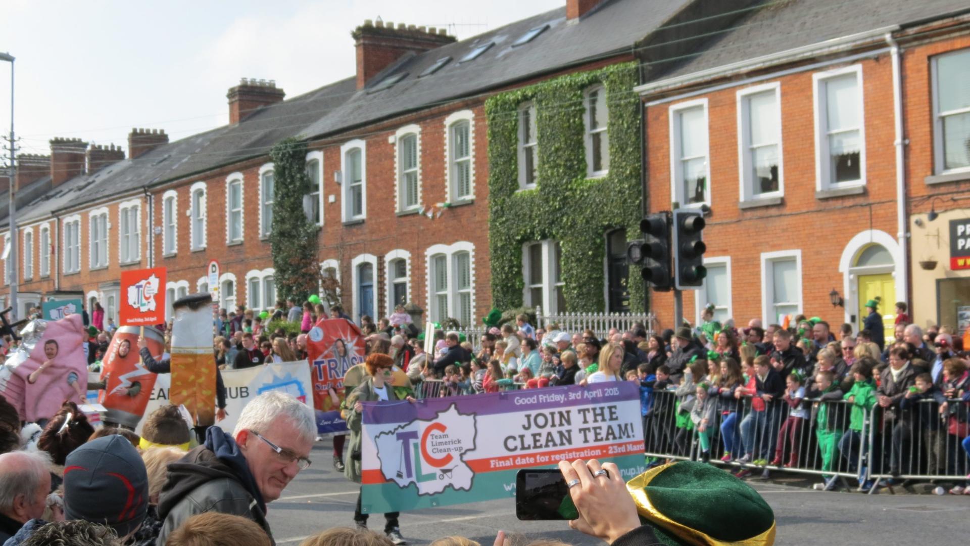 Volunteers of TLC at St Patrick's Day parade