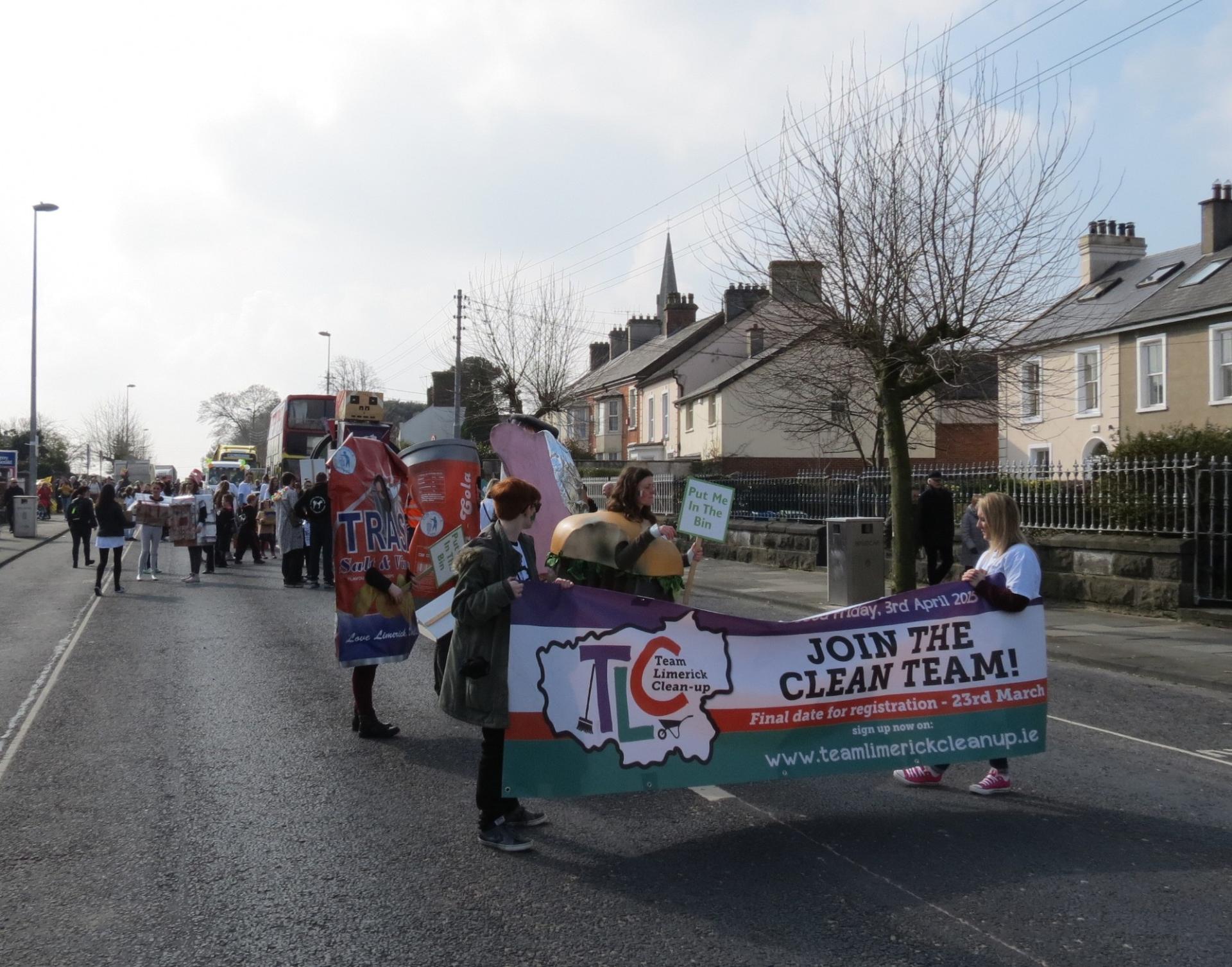 TLC volunteers at St Patrick's Day parade