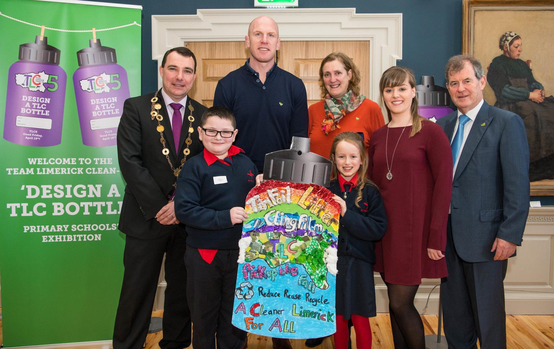 Paul O'Connell & JP McManus at 'Design A TLC Bottle' Competition