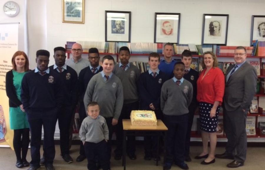 CBS Sexton Street Receive TLC Cake
