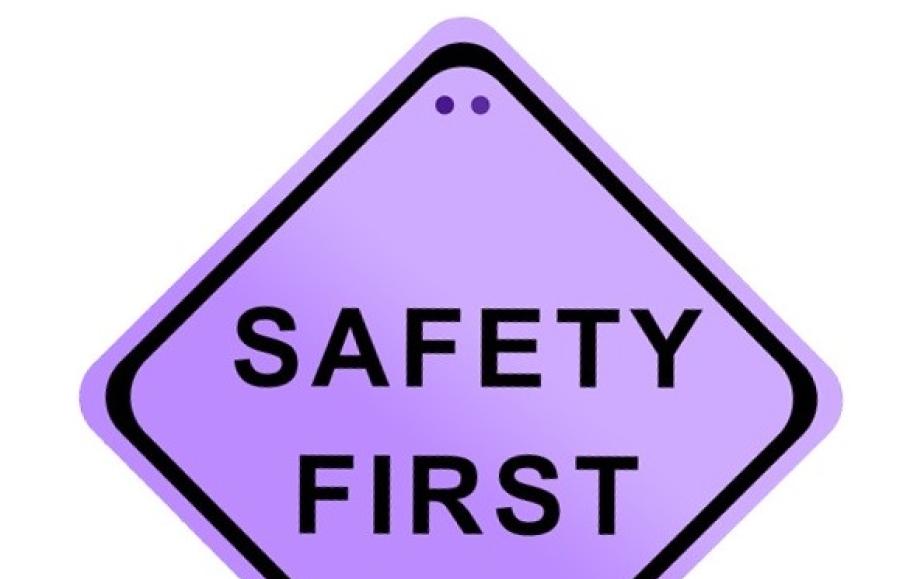 Safety First Sign